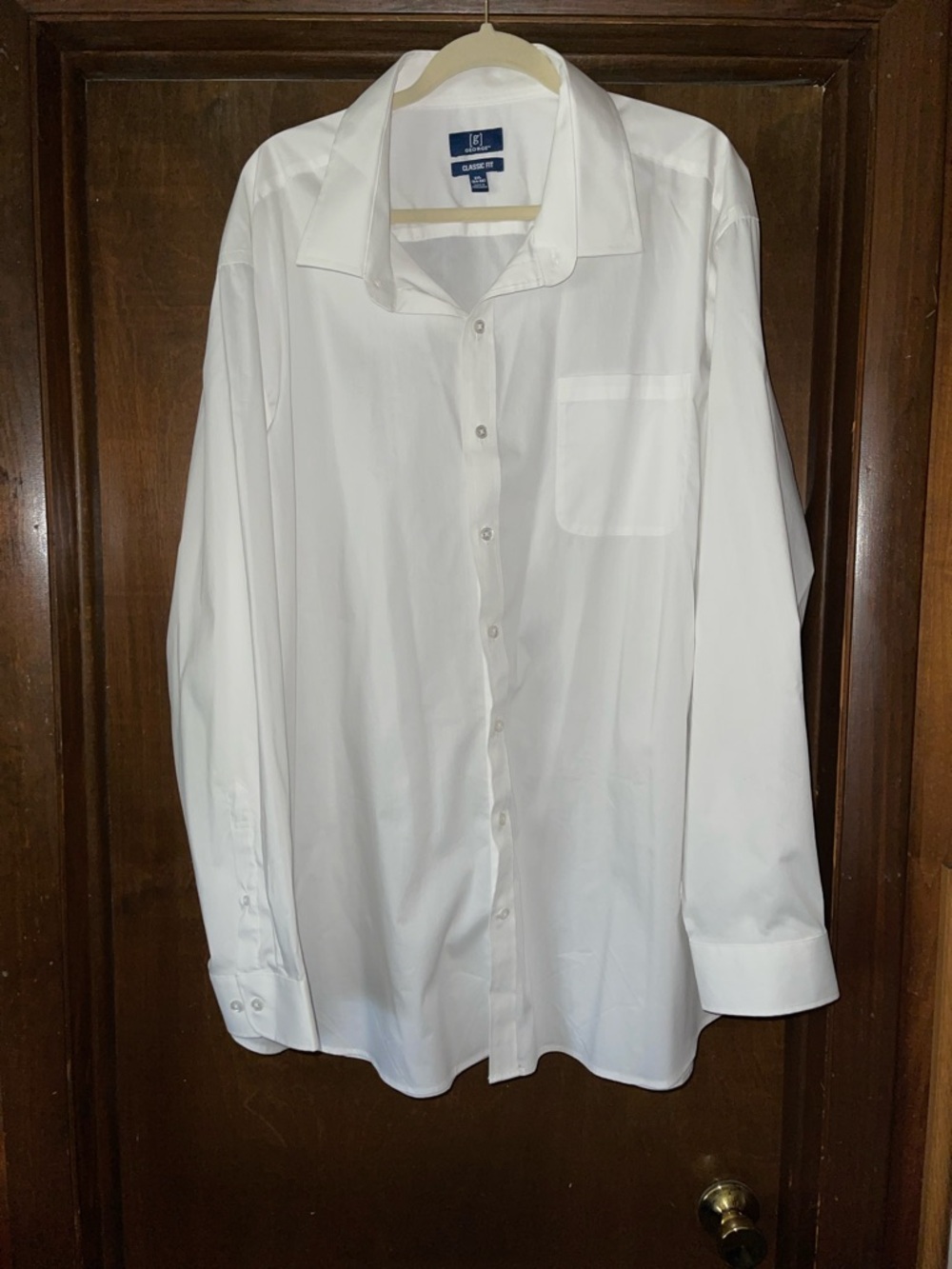 George White Men's Long-Sleeve Dress Shirt